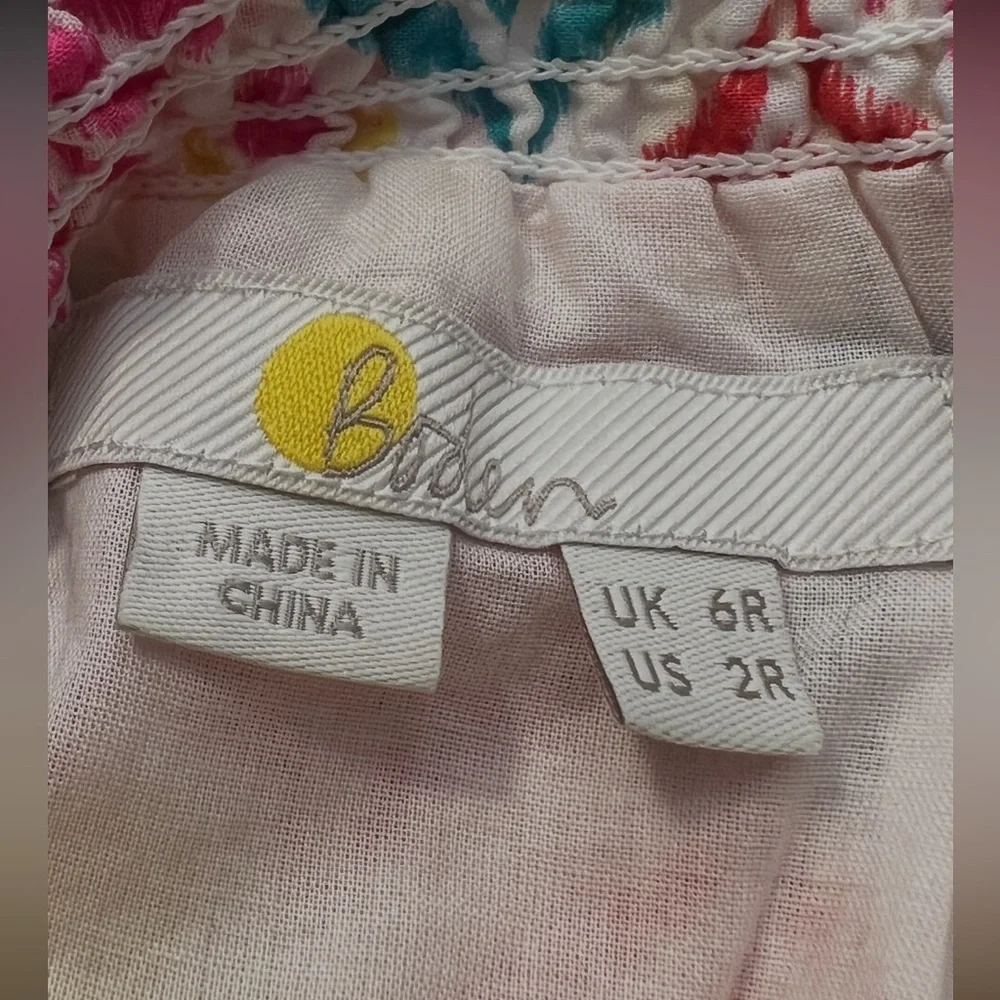 EUC BODEN Rosalind Tiered Midi Cotton Dress Size 2R - Picture 7 of 8